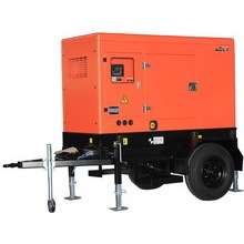 17kw Waterproof Soundproof Mobile Trailer Diesel Generator